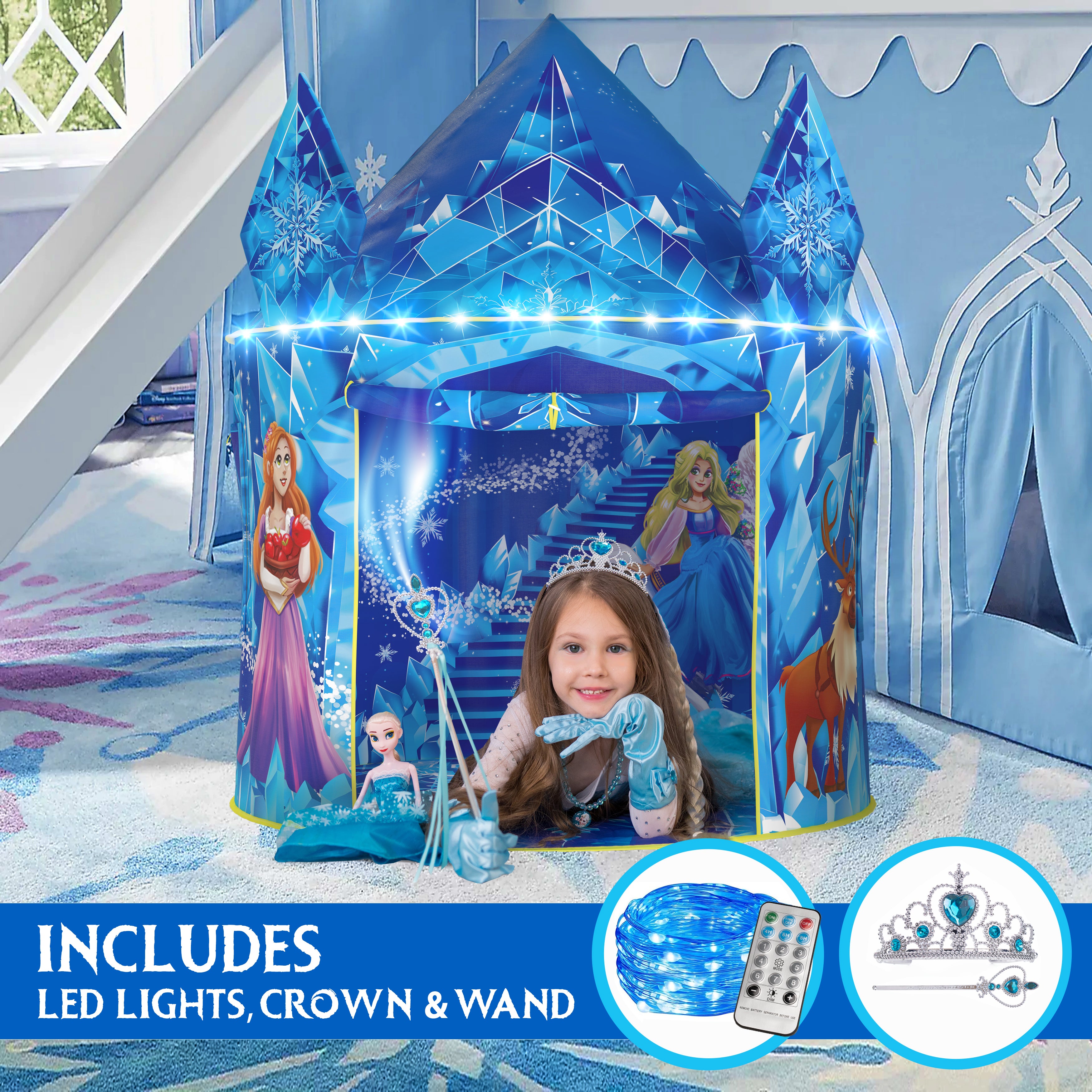 Ice Castle Tent Frozen Playhouse Tent Ice Castle Elsa Tents