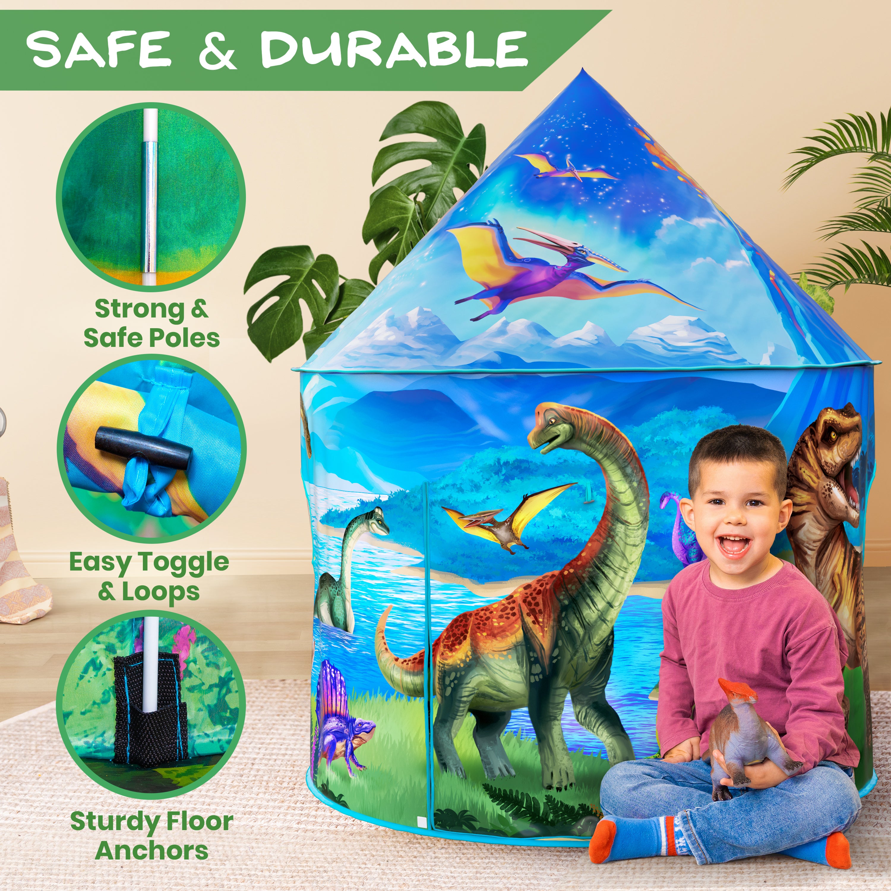 Dino Paradise Deluxe Play Tent – winstonolive