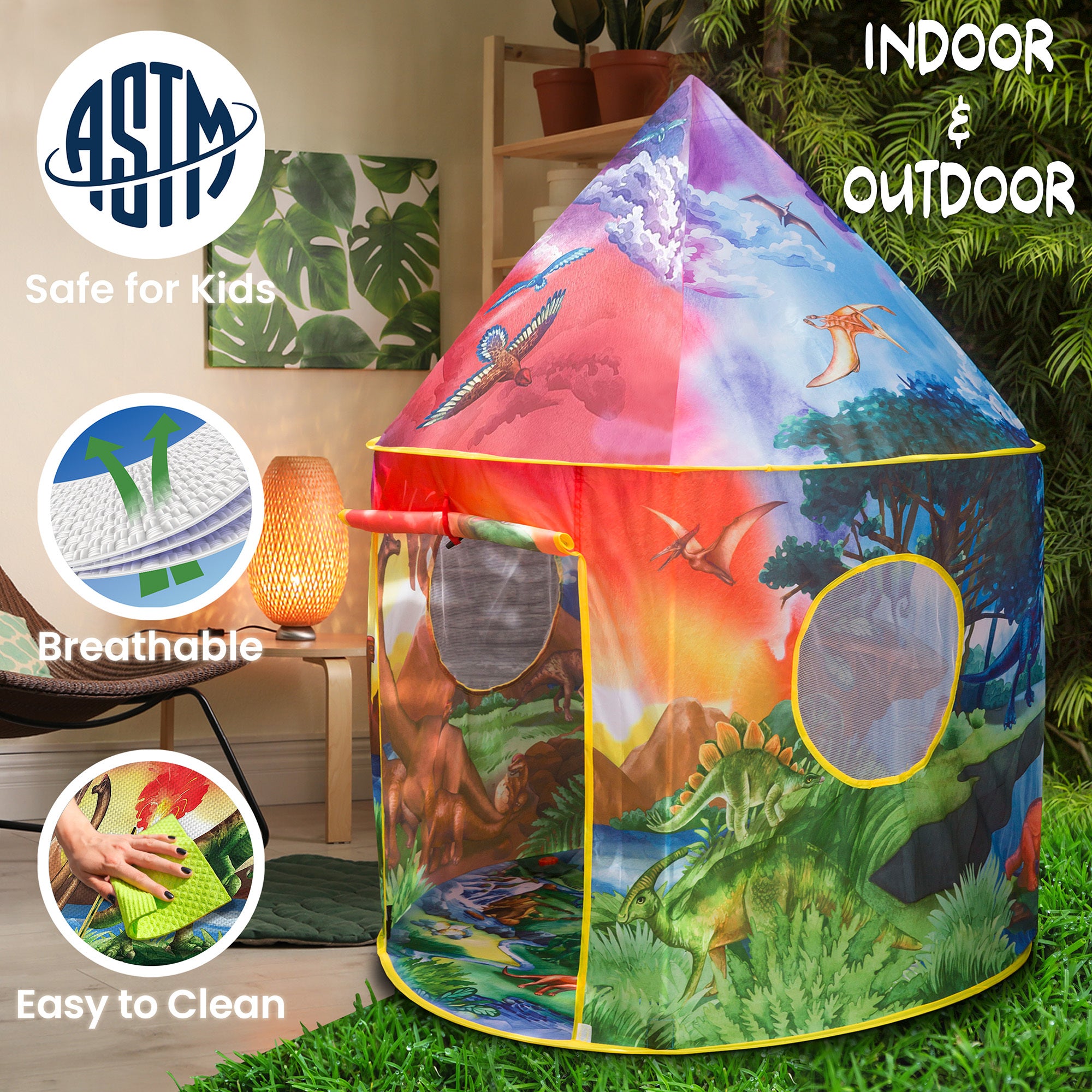 dinosaur camping tent 3d Dinosaur Discovery Play Tent – winstonolive