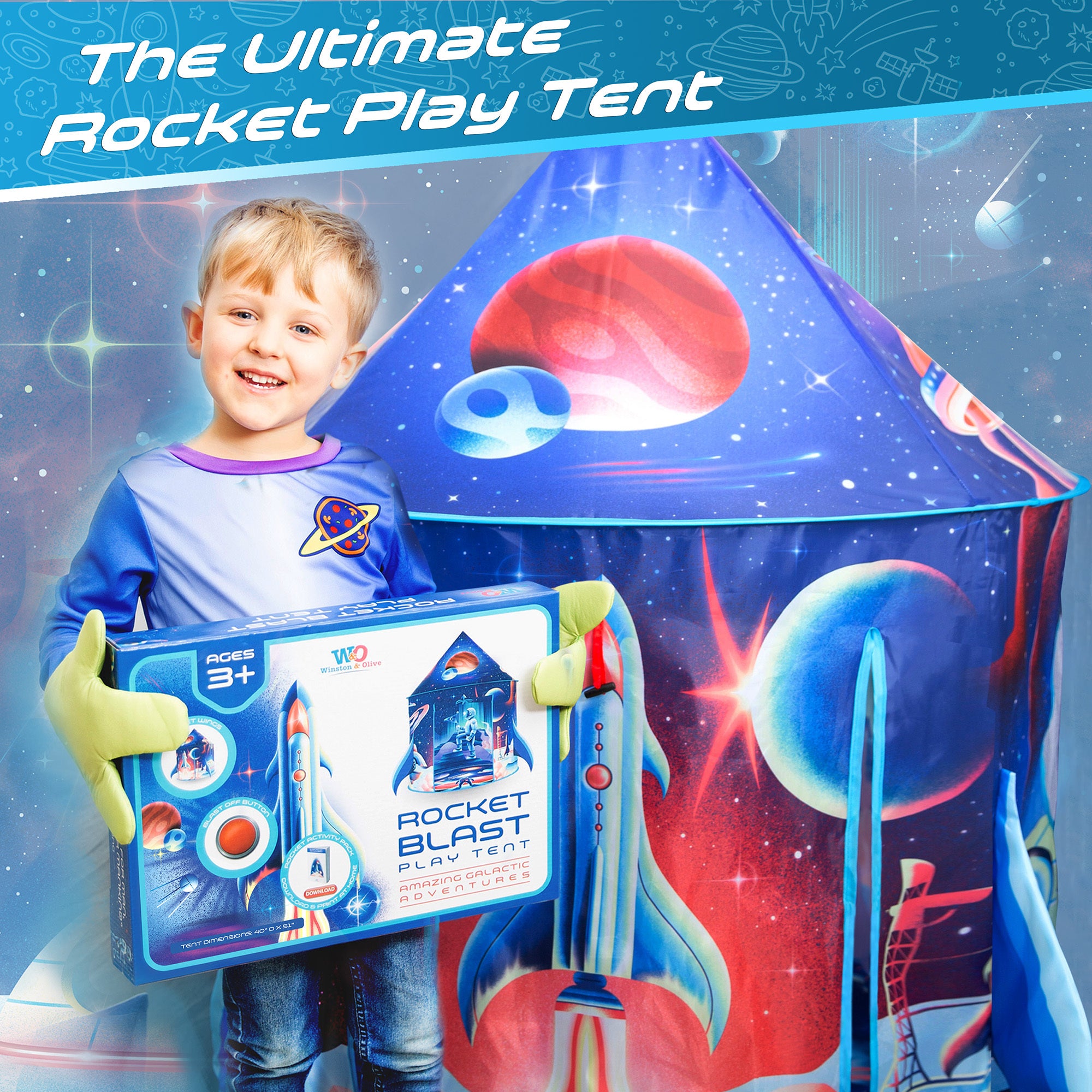 rocket 3pc tent Rocket Blast Play Tent – winstonolive